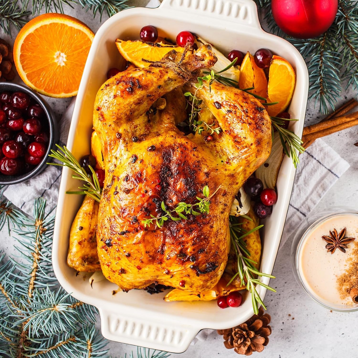 image:imageSunvivi 28 Quart Electric Roaster Oven Turkey Roaster with Lid Electric Roasters with Removable Pan Large RoasterVisible amp Selfbasting Lid Fast Heating amp Thawwarming SettingSilverWhite