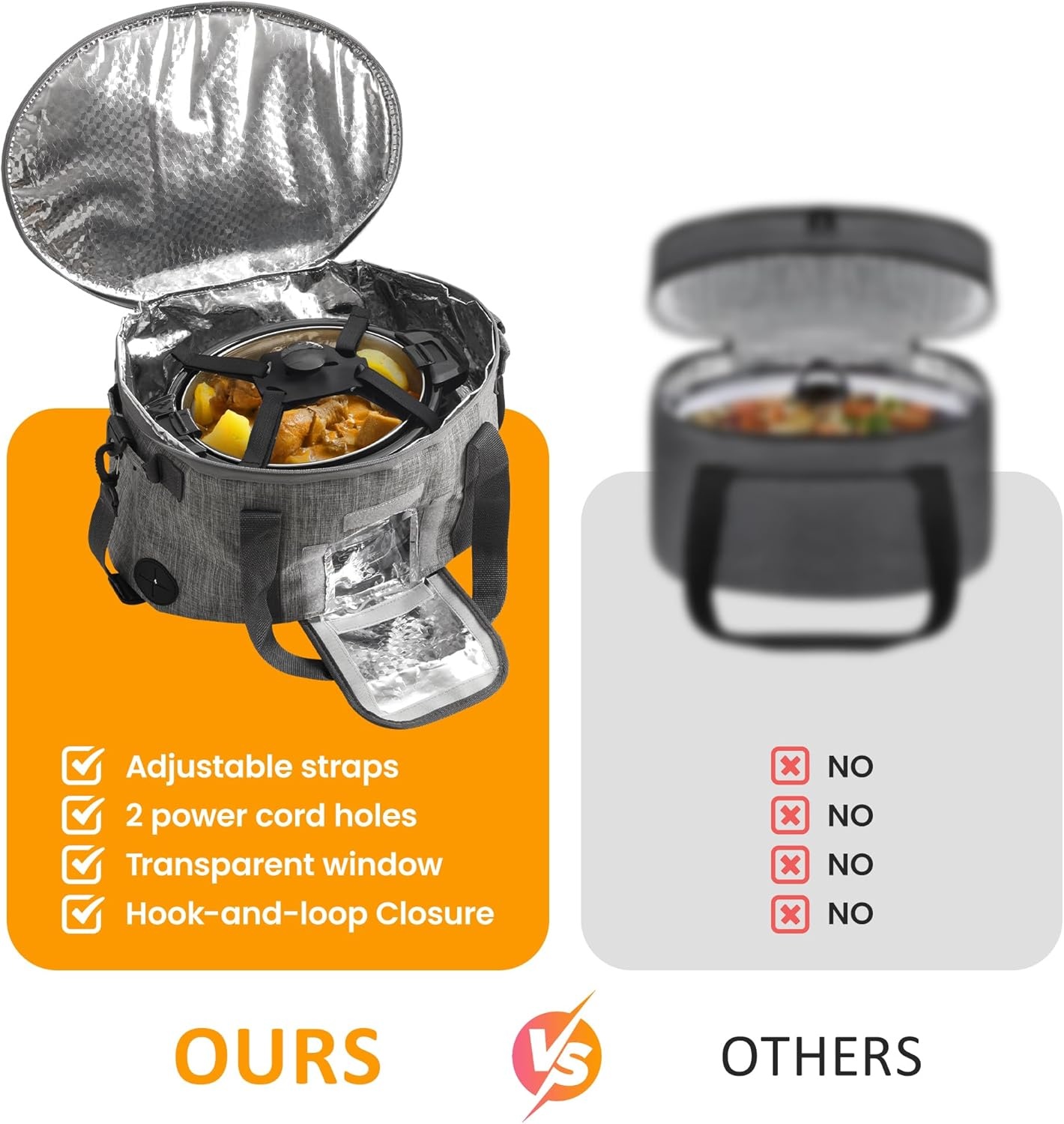 image:imageSunvivi Slow Cooker Liners Disposable Cooking Bags Large Size Pot Liners Fit 1QT to 4QTSuitable for Oval amp Round Pot 10 Count6 Quarts