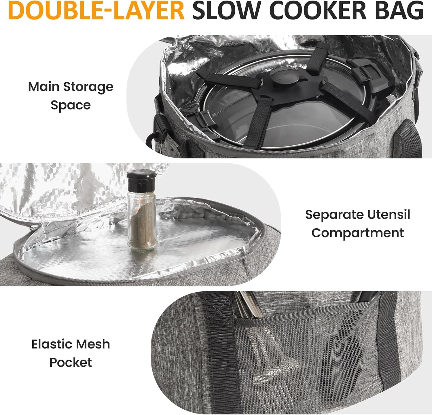 image:imageSunvivi Slow Cooker Liners Disposable Cooking Bags Large Size Pot Liners Fit 1QT to 4QTSuitable for Oval amp Round Pot 10 Count6 Quarts