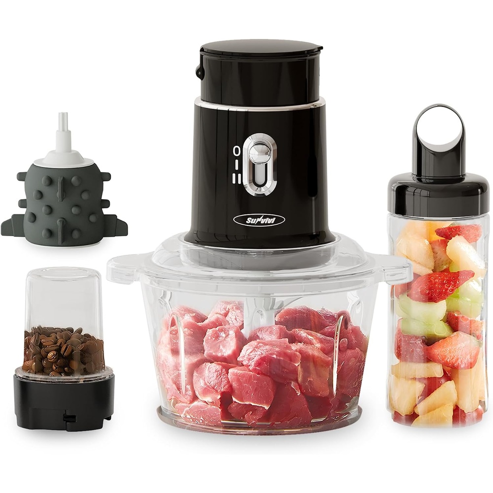 image:imageSunvivi 4 in 1 Blender and Food processor Combo Electric Food Chopper