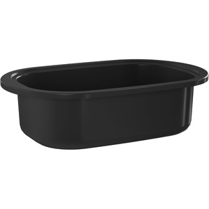 image:imageSUNVIVI Metal Roasting Insert Pan 18Qt Roaster Oven Rust Free amp Heavy Duty Nonstick amp Dishwasher Safe