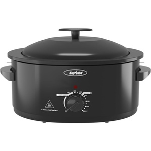 image:imageSunvivi Electric Roaster Oven for Small Families 8QT Portable Roaster with SelfBasting Lid Defrost amp Keep Warm Adjustable Temp 150F450F for Baking Slow Cooking Buffet Serving amp RV CampingBlack